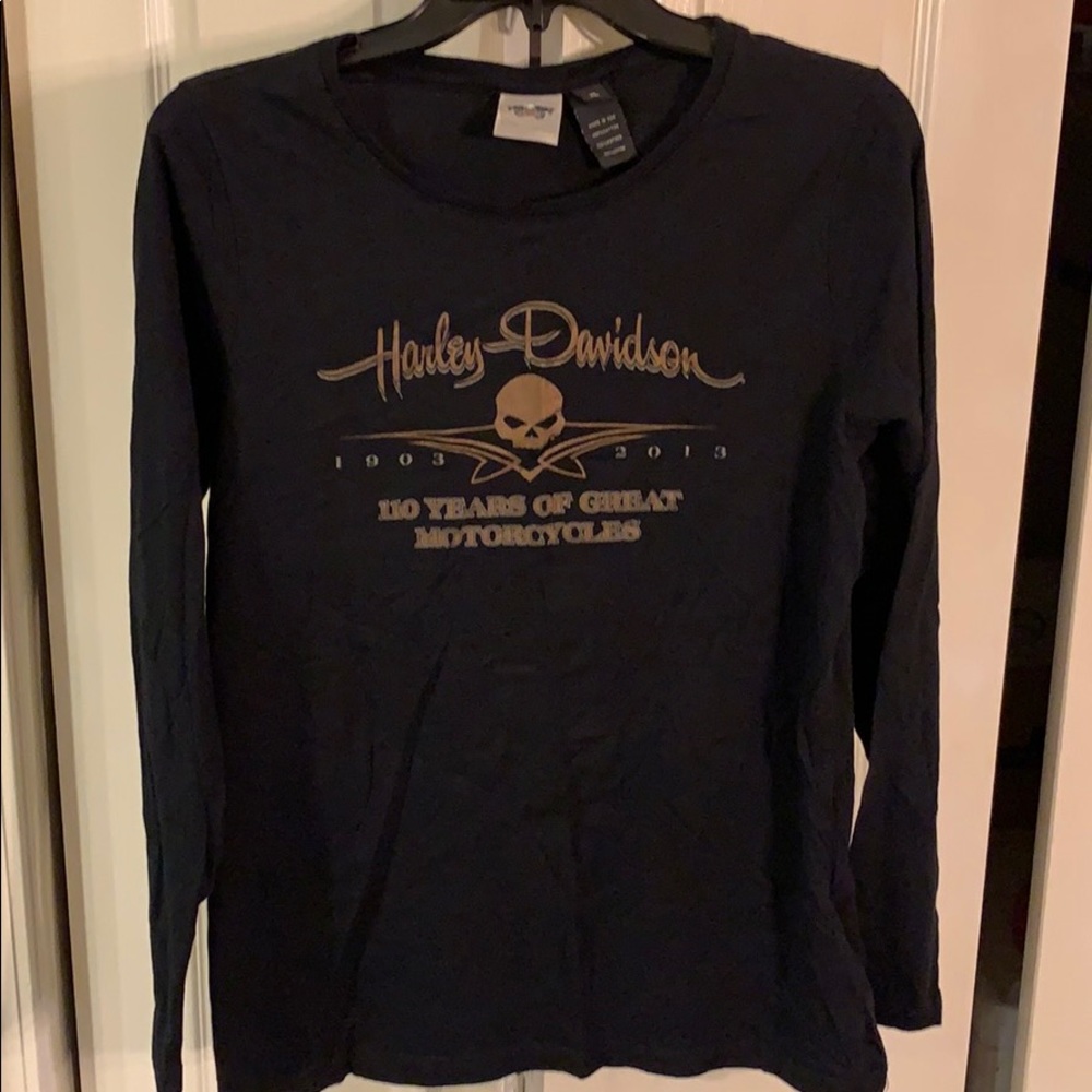 Long sleeve Harley Davidson ladies t shirt size XL